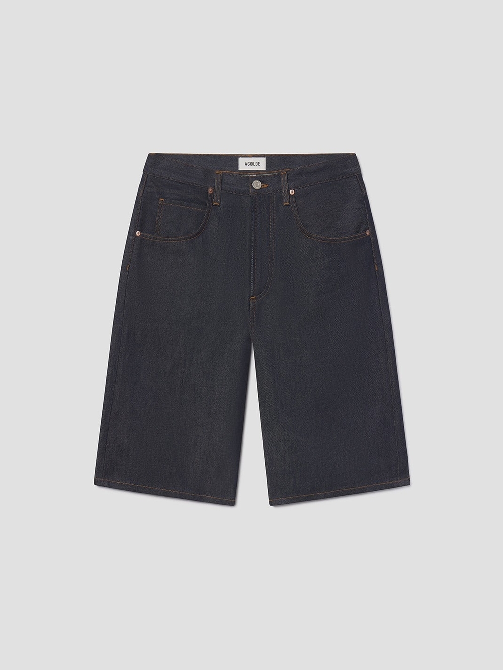 Agolde NWOT Men's Dark Indigo Denim Fusion Skater Shorts